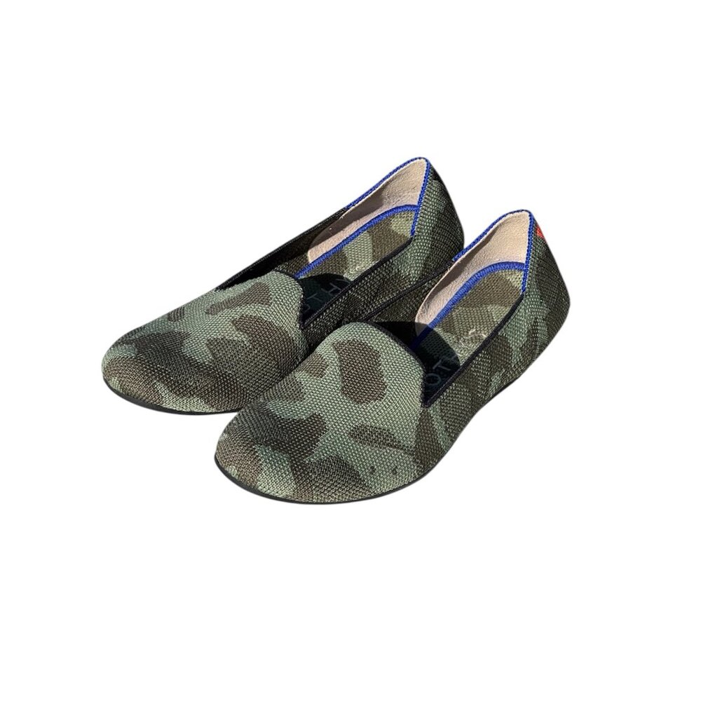 Rothy’s The Loafer Flats– Olive Camo, Size 6 - Picture 2 of 8